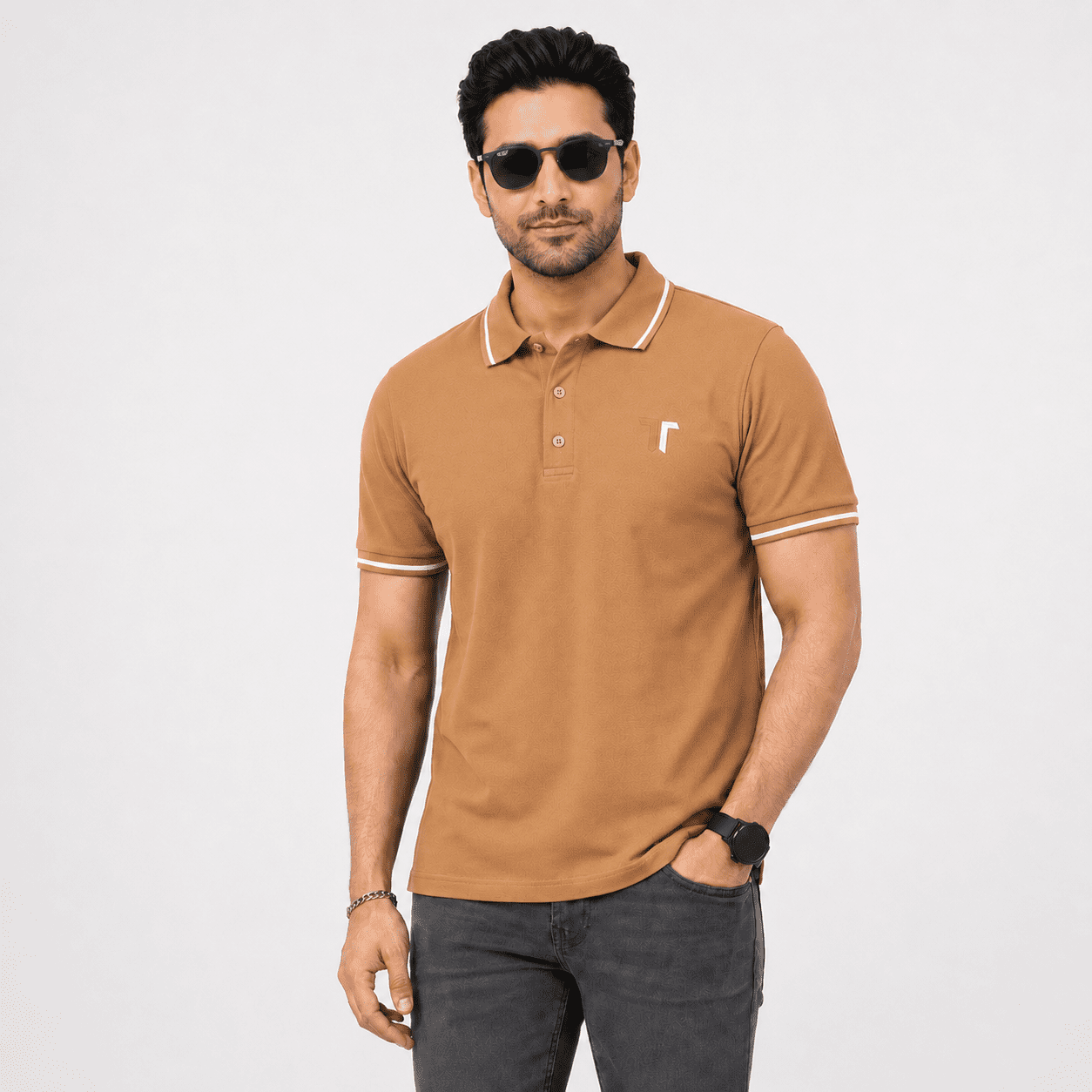 TT Premium Camel Polo Shirt for Men – Classic Fit Smart Casual Wear TT Premium Camel Polo Shirt for Men – Classic Fit Smart Casual Wear